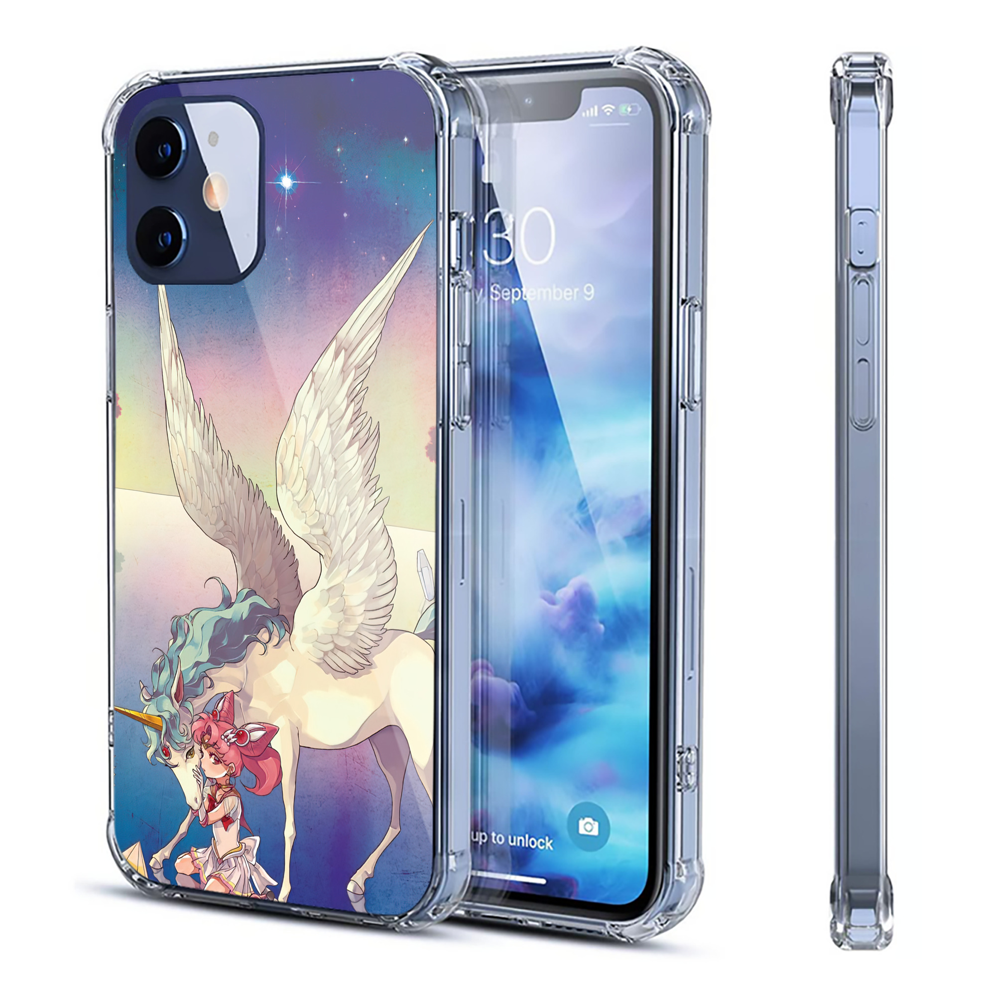 （画像用） 美少女戦士セーラームーン Sailor Moon 【iPhone 12シリーズ対応】透明スマホケース（クリアソフトケース）